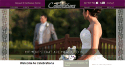 Desktop Screenshot of celebrationsbanquetfacility.com